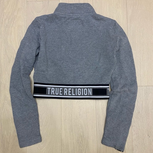 True Religion Cropped Zip up Sweater. Women’s xs - Picture 8 of 11